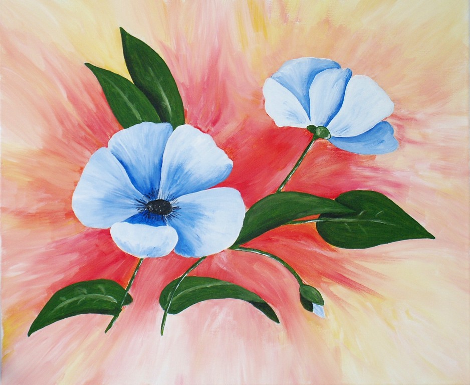 Bild Blauer Mohn